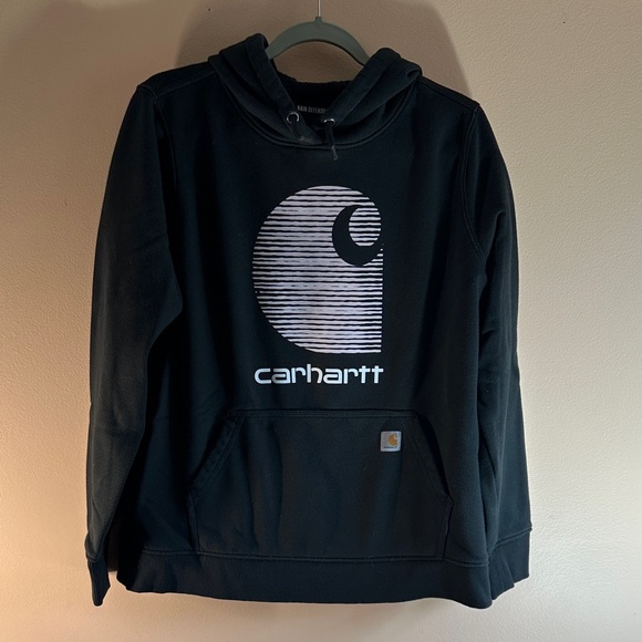 Carhartt Tops - Carhartt Black Rain Defender Sweatshirt